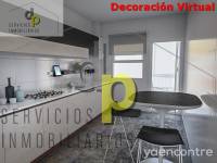 kitchen with virtual decoration