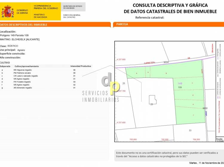 Alquiler larga temporada - Finca Rústica - Elche Pedanías - Maitino
